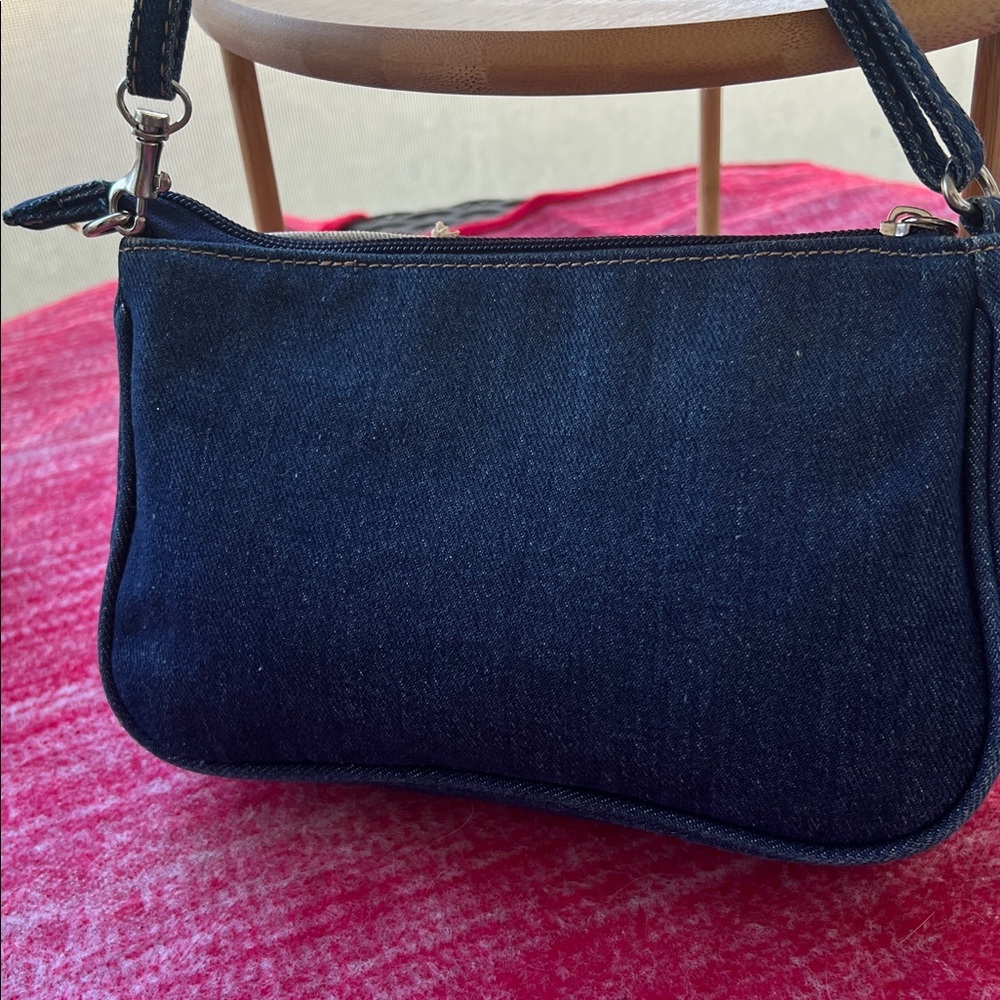 Patchwork Denim Shoulder Bag - Picture 3 of 7